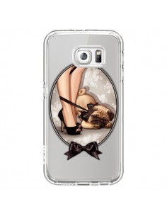 Coque Lady Jambes Chien Bulldog Dog Noeud Papillon...