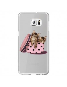 Coque Chaton Chat Kitten Boite Pois Transparente pour...