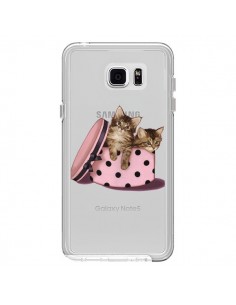 Coque Chaton Chat Kitten Boite Pois Transparente pour...