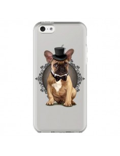 Coque iPhone 5C Chien Bulldog Noeud Papillon Chapeau...