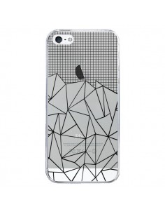 Coque iPhone 5/5S et SE Lignes Grille Grid Abstract Noir...
