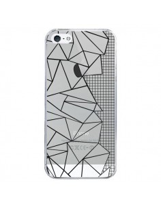 Coque iPhone 5/5S et SE Lignes Grilles Side Grid Abstract...