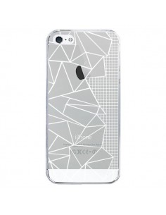 Coque iPhone 5/5S et SE Lignes Grilles Side Grid Abstract...