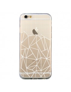 Coque iPhone 6 et 6S Lignes Grilles Grid Abstract Blanc...