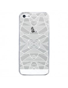 Coque iPhone 5/5S et SE Lignes Miroir Grilles Triangles...