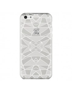 Coque iPhone 5C Lignes Miroir Grilles Triangles Grid...