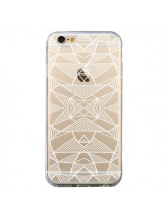 Coque iPhone 6 et 6S Lignes Miroir Grilles Triangles Grid...