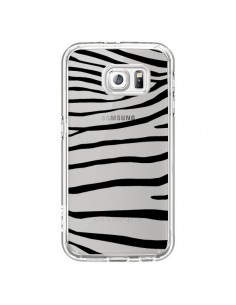Coque Zebre Zebra Noir Transparente pour Samsung Galaxy...