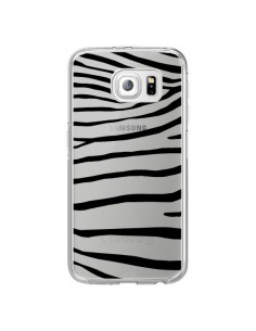 Coque Zebre Zebra Noir Transparente pour Samsung Galaxy...