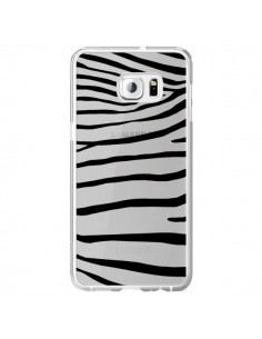 Coque Zebre Zebra Noir Transparente pour Samsung Galaxy...