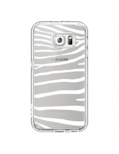 Coque Zebre Zebra Blanc Transparente pour Samsung Galaxy...