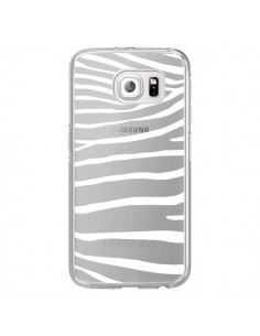 Coque Zebre Zebra Blanc Transparente pour Samsung Galaxy...