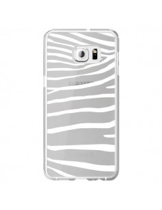 Coque Zebre Zebra Blanc Transparente pour Samsung Galaxy...