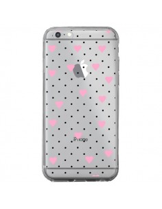 Coque iPhone 6 Plus et 6S Plus Point Coeur Rose Pin Point...