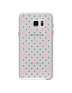 Coque Point Coeur Rose Pin Point Heart Transparente pour...