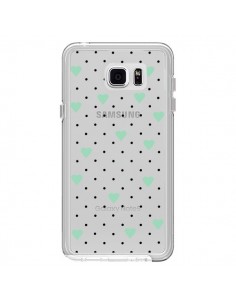 Coque Point Coeur Mint Bleu Vert Pin Point Heart...