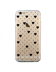 Coque iPhone 6 et 6S Point Coeur Noir Pin Point Heart...