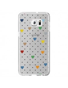 Coque Point Coeur Coloré Pin Point Heart Transparente...