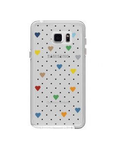 Coque Point Coeur Coloré Pin Point Heart Transparente...