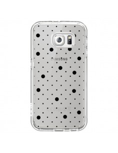 Coque Point Noir Pin Point Transparente pour Samsung...