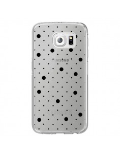 Coque Point Noir Pin Point Transparente pour Samsung...
