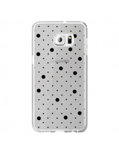 Coque Point Noir Pin Point Transparente pour Samsung...