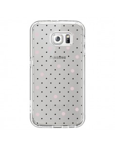 Coque Point Rose Pin Point Transparente pour Samsung...