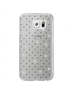 Coque Point Rose Pin Point Transparente pour Samsung...