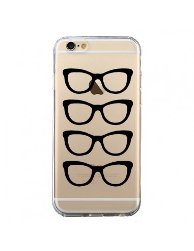 Coque iPhone 6 et 6S Sunglasses Lunettes Soleil Noir Transparente - Project M