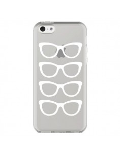 Coque iPhone 5C Sunglasses Lunettes Soleil Blanc...