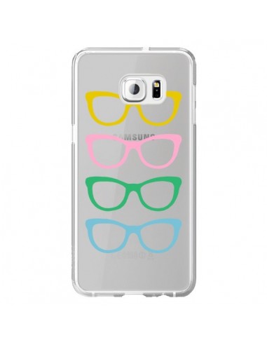Coque Sunglasses Lunettes Soleil Couleur Transparente pour Samsung Galaxy S6 Edge Plus - Project M
