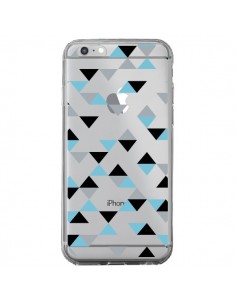 Coque iPhone 6 Plus et 6S Plus Triangles Ice Blue Bleu...