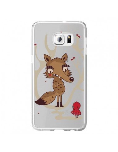 Coque Le Petit Chaperon Rouge Loup Hello Big Wolf Transparente pour Samsung Galaxy S6 Edge Plus - Maria Jose Da Luz