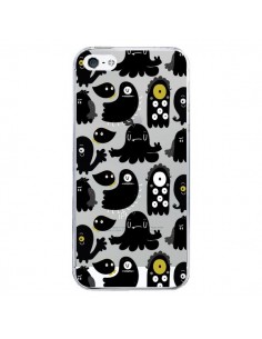 Coque iPhone 5/5S et SE Monsters Monstres Pattern...