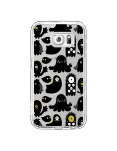 Coque Monsters Monstres Pattern Transparente pour Samsung...