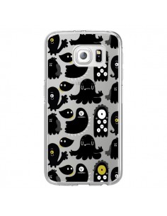 Coque Monsters Monstres Pattern Transparente pour Samsung...