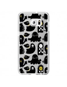 Coque Monsters Monstres Pattern Transparente pour Samsung...