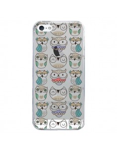Coque iPhone 5/5S et SE Chouettes Owl Hibou Transparente...