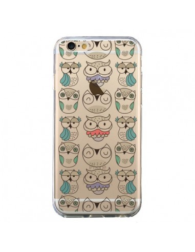 Coque iPhone 6 et 6S Chouettes Owl Hibou Transparente - Maria Jose Da Luz