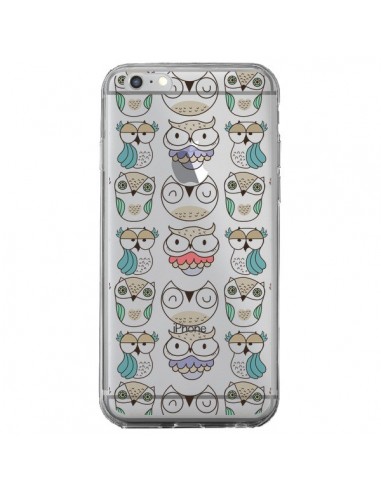 Coque iPhone 6 Plus et 6S Plus Chouettes Owl Hibou Transparente - Maria Jose Da Luz