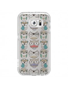 Coque Chouettes Owl Hibou Transparente pour Samsung...
