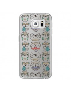 Coque Chouettes Owl Hibou Transparente pour Samsung...