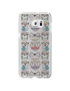 Coque Chouettes Owl Hibou Transparente pour Samsung...