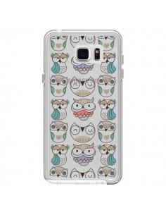 Coque Chouettes Owl Hibou Transparente pour Samsung...
