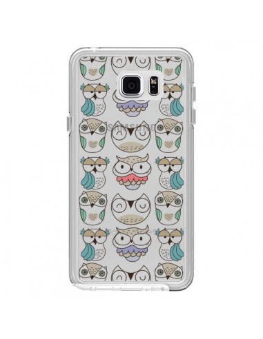 Coque Chouettes Owl Hibou Transparente pour Samsung Galaxy Note 5 - Maria Jose Da Luz