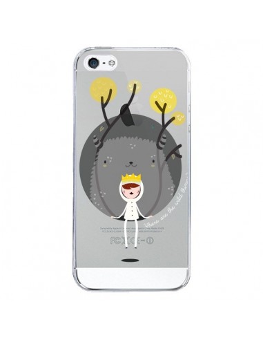 Coque iPhone 5/5S et SE Monstre Princesse Transparente - Maria Jose Da Luz