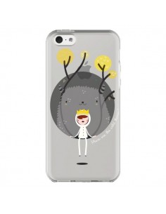 Coque iPhone 5C Monstre Princesse Transparente - Maria...