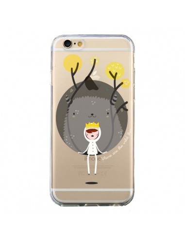 Coque iPhone 6 et 6S Monstre Princesse Transparente - Maria Jose Da Luz