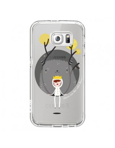 Coque Monstre Princesse Transparente pour Samsung Galaxy S6 - Maria Jose Da Luz