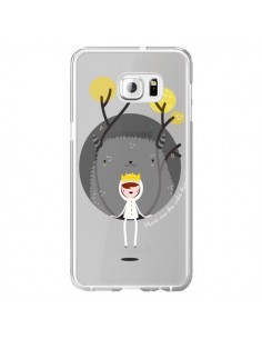 Coque Monstre Princesse Transparente pour Samsung Galaxy...